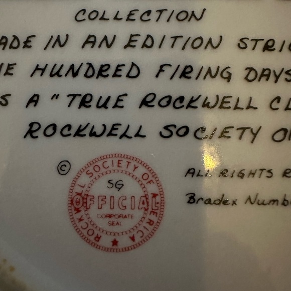 Vintage plate rare - Picture 3 of 3